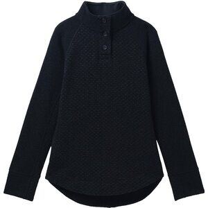 PRANA‎ FROZEN FALLS SWEATER WOMEN'S Charcoal Wool L Outdoors  Hiking $ 155 NWT